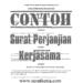 Contoh Surat Perjanjian Kerjasama Terbaru 2013